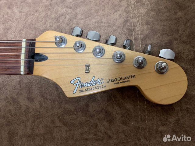 Электрогитара Fender stratocaster made in mexico