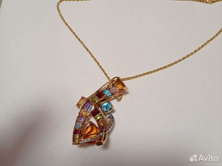 Золотая подвеска 750 проба