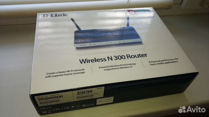 Роутер D-link Dir 615, 300 Mbit/s