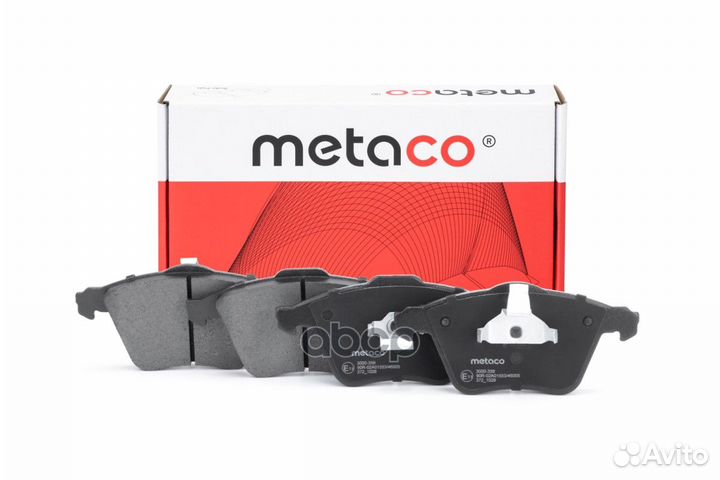 Колодки тормозные дисковые 3000-359 metaco