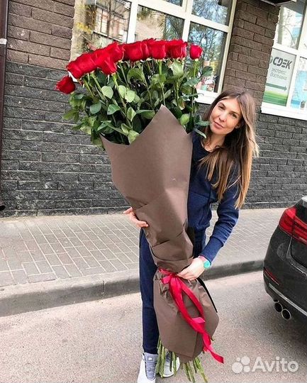 Букет роз 101 роза 51 роза