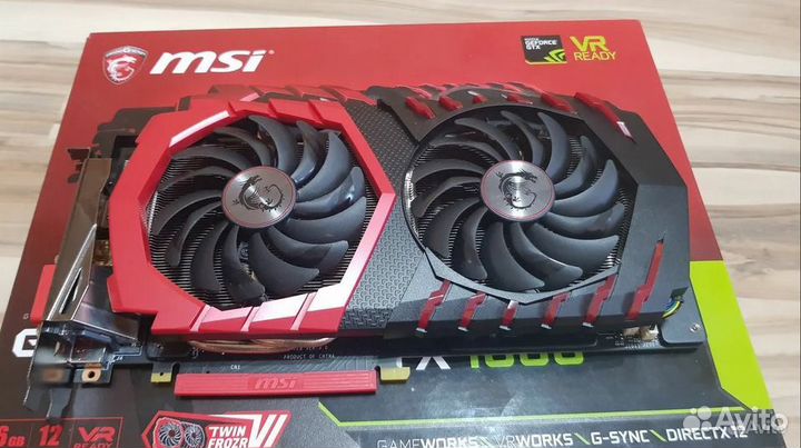 MSI geforce 1060 GTX 6Gb Gaming X