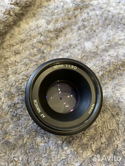 Фотоаппарат nikon d3100 + объектив 50mm 1.8 D