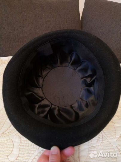 Шляпа женская черная