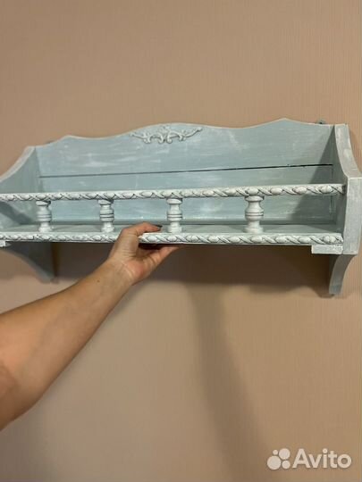 Полка настенная деревянная