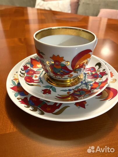 Чайная пара лфз фарфор СССР