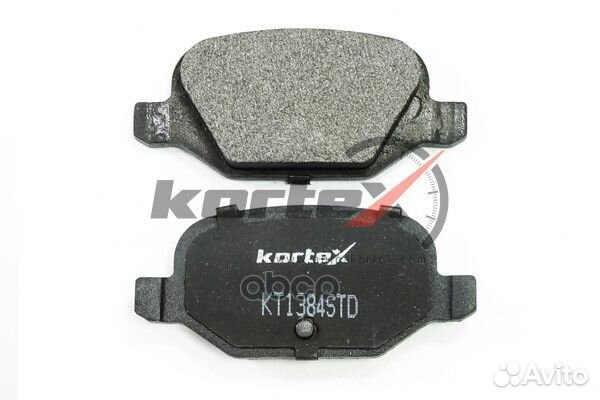 Колодки тормозные дисковые KT1384STD kortex