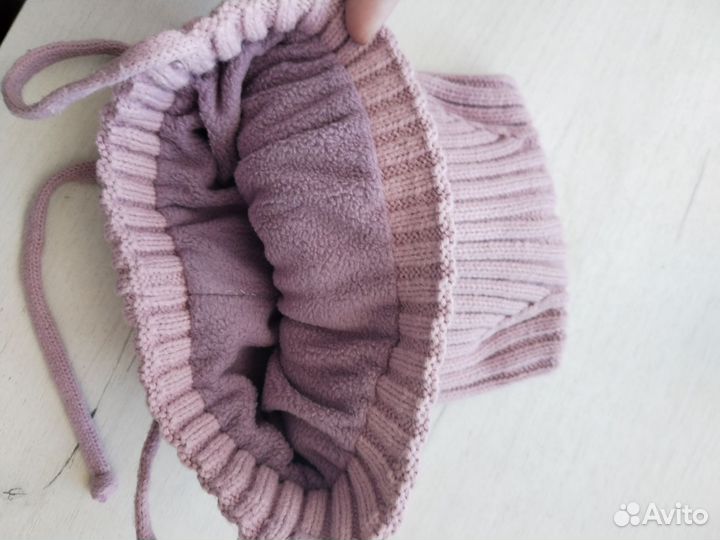 Шапка утеплённая для девочки