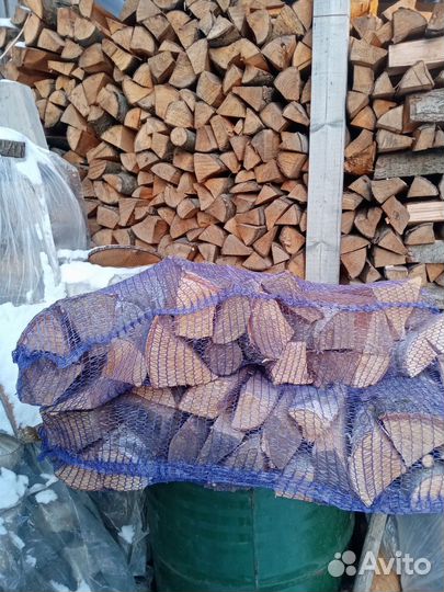 Дрова в сетках