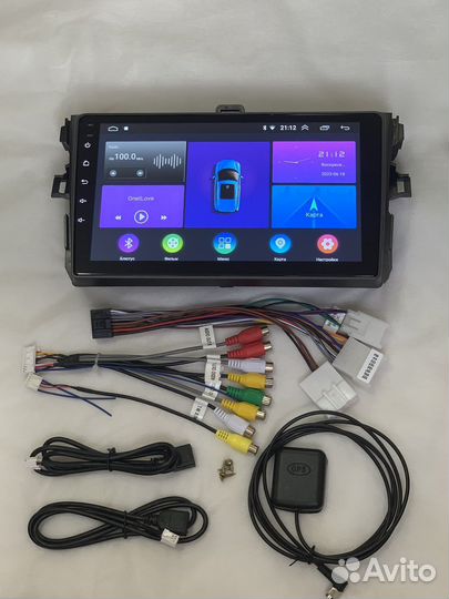 Магнитола Android 1/16 2/32 Toyota Corolla 150