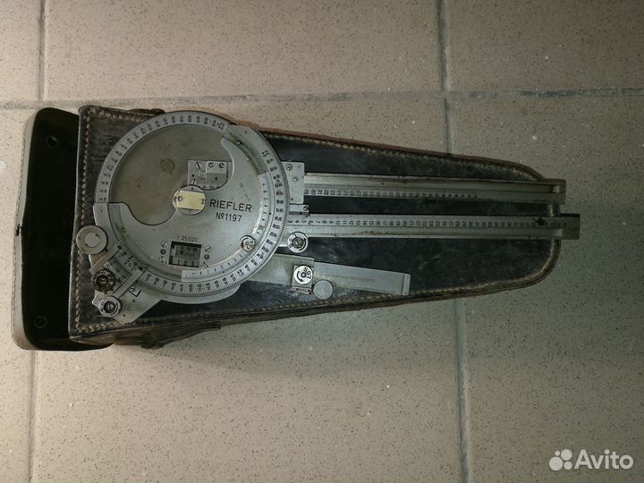 Линейка немецкая военная messdreieck 34