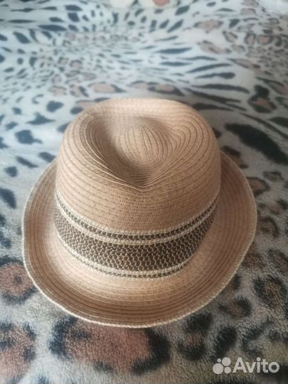 Соломенная шляпа детская