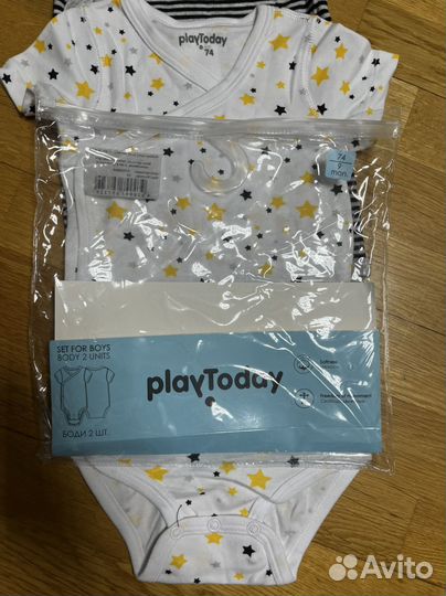 Боди play today 74 размер