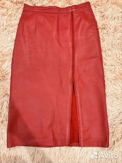 Юбка натуральная кожа