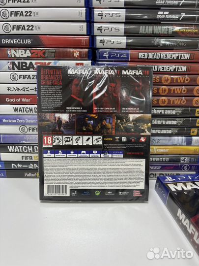 Mafia trilogy ps4 новый диск