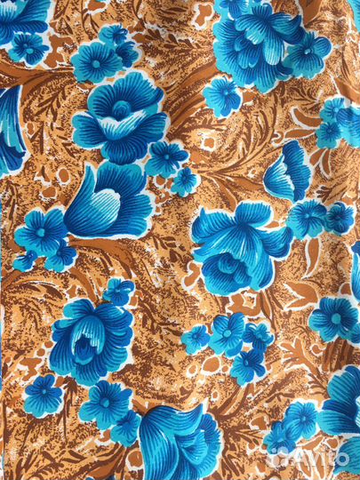 Отрез ткани СССР сатин