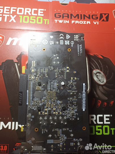 Видеокарта GeForce gtx 1050ti 4gb MSI