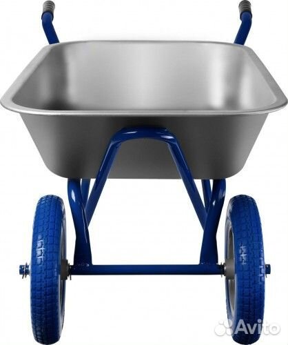 Тачка строительная зубр пт-300 профессионал двухк