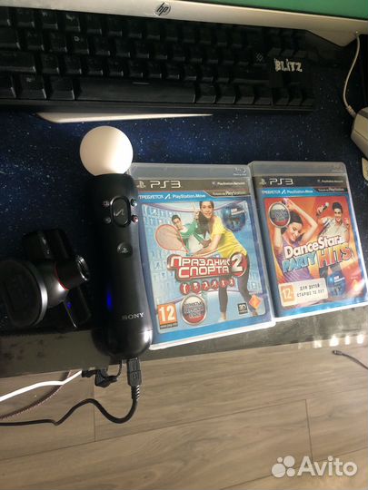 Ps move + камера +диски