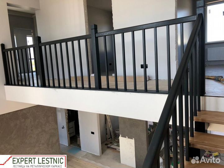 Изготовление лестниц на металлокаркасе