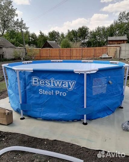Каркасный бассейн новый