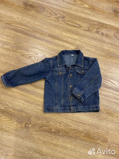 Джинсовая куртка на девочку 104