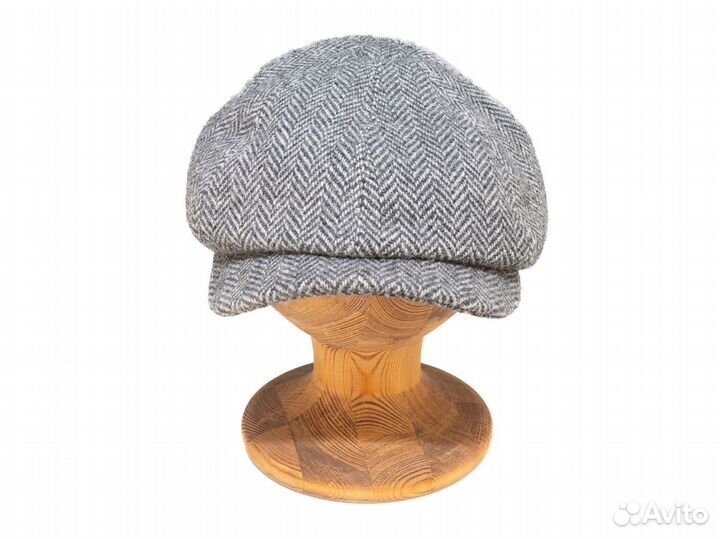 Твидовая кепка восьмиклинка