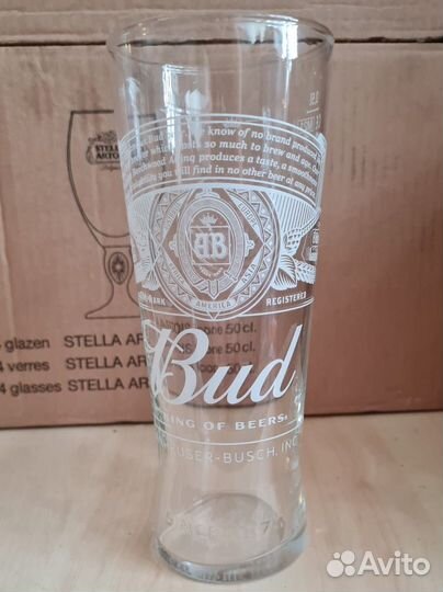 Пивной бокал Bud Stella Artois 0,5