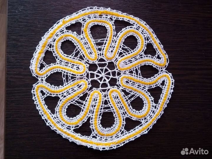 Салфетка вологодское кружево