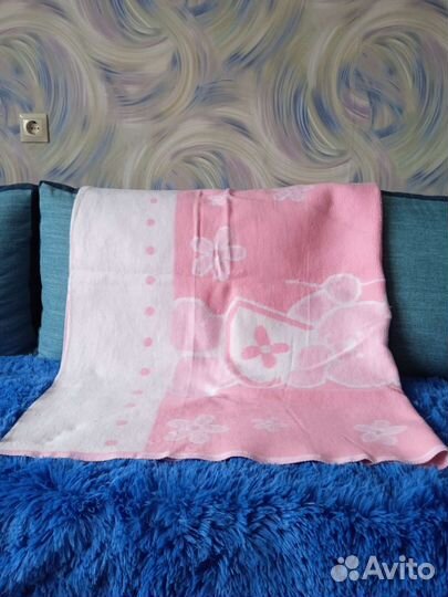 Плед,ростомер,одеяло,постельное бельё в кроватку