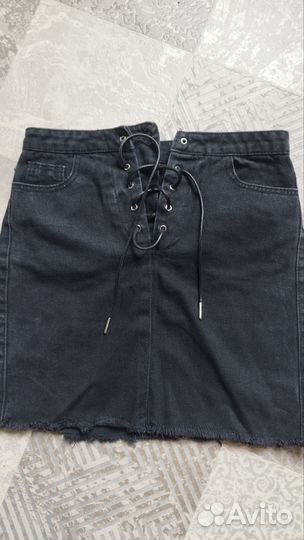 Джинсовая юбка