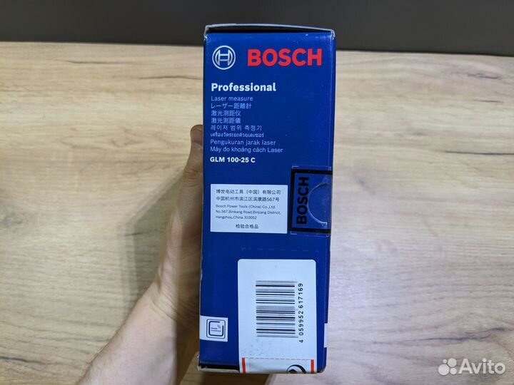 Лазерный дальномер Bosch GLM 100-25 C