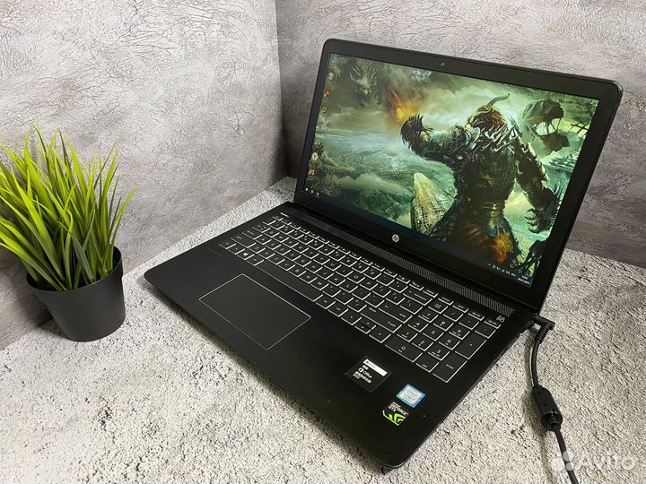 Игровой ноутбук HP i7/GTX 1050/Full HD/SSD