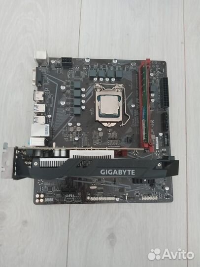 Комплект пк (LGA 1200, GTX 1650, I3-10100F, 8 RAM)