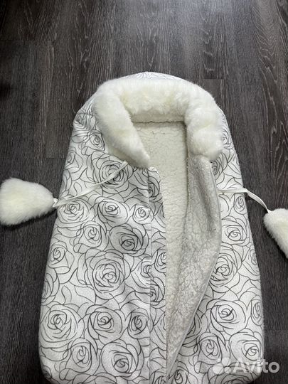 Зимний конверт в коляску