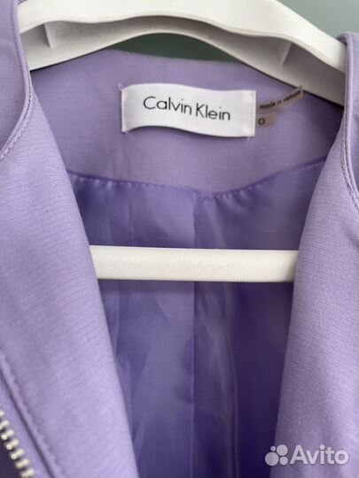 Блейзер лавандовый пиджак куртка Calvin klein
