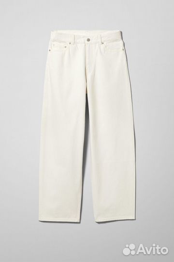 Джинсы weekday молочные W24