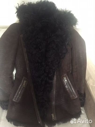 Дубленка натуральная женская размер 42-44