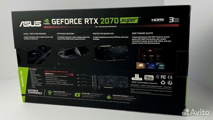 Asus Nvidia Geforce RTX 2070 Super 8GB gddr6
