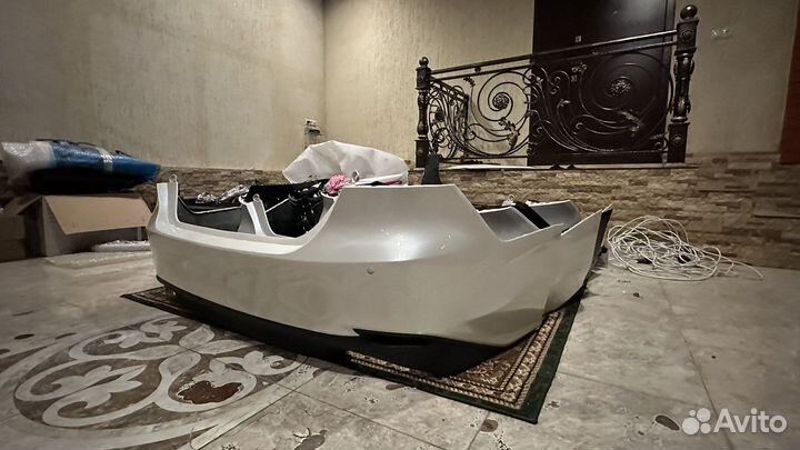 Задний бампер камри 70 (089 перламутр)