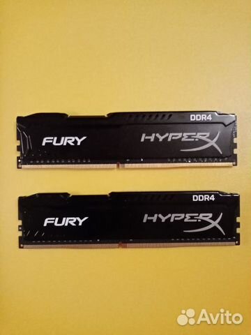 Оперативная память DDR4 Kingston Fury 2x8gb