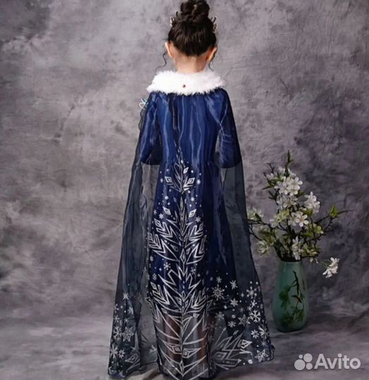 Новогодний костюм для девочки эльза