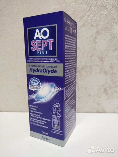 AO Sept HG пероксидный раствор для жестких линз