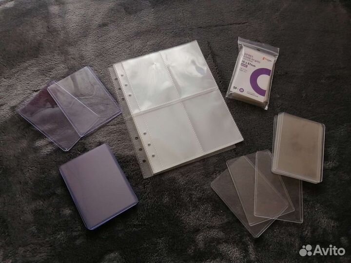 Протекторы, листы для биндера и топлоадеры