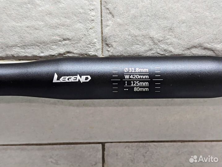 Руль баран 31.8мм + обмотка (все новое)