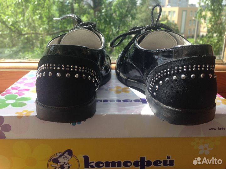 Полуботинки (туфли) для девочки, р-р 35