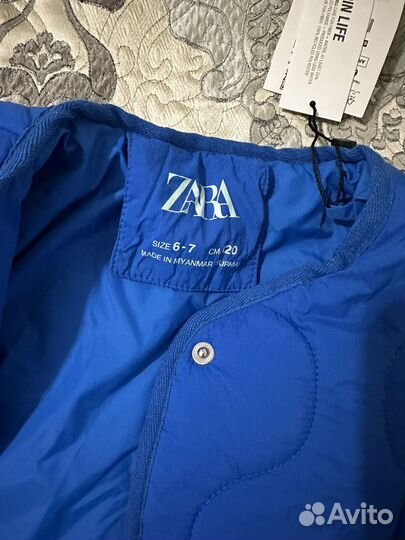 Тонкий пуховик зара zara