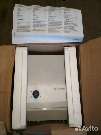 Регулятор скорости Systemair rtrd 7, новый