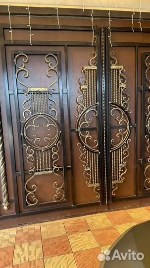 Ворота гаражные металлические бу