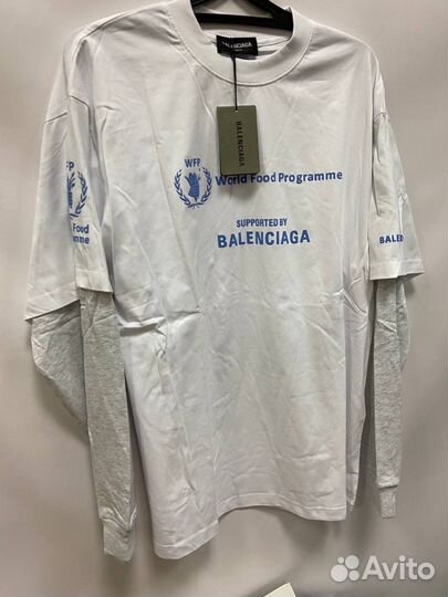 Лонгсливы Vetement Balenciaga